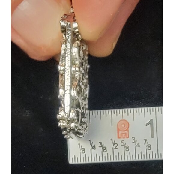 Vintage Sarah Coventry "Roman Holiday" Reversible Ornate Silver-Toned Pendant - Picture 5 of 11